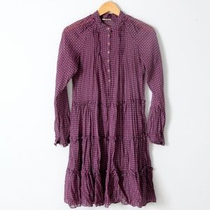 Room Seven (Oilily) sheer purple peasant dress